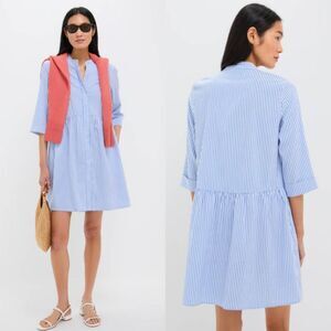 Tuckernuck Blue Stripe Royal Shirt Dress M $148